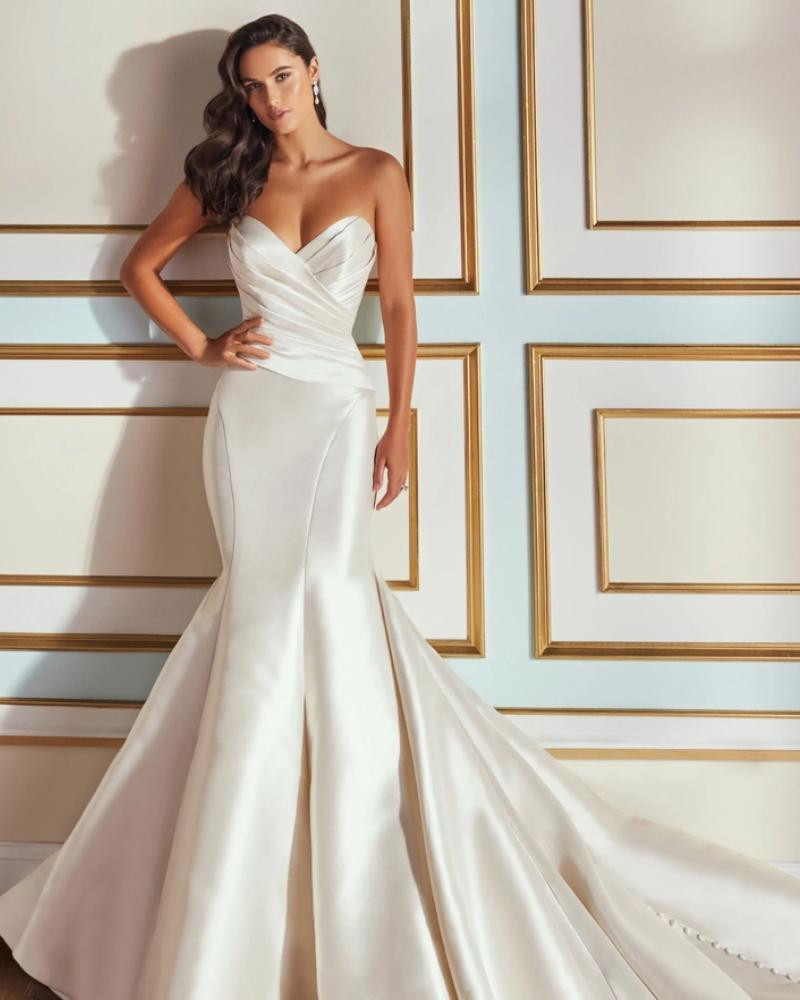 Flannery - Martin Thornburg Wedding Dress - White Rose Bridal Newark NJ