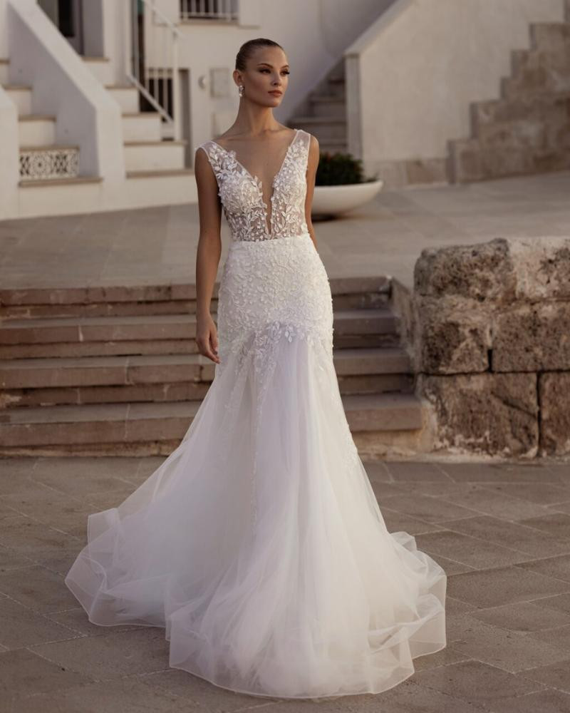 Mimosa - Madioni Wedding Dress - White Rose Bridal Newark NJ