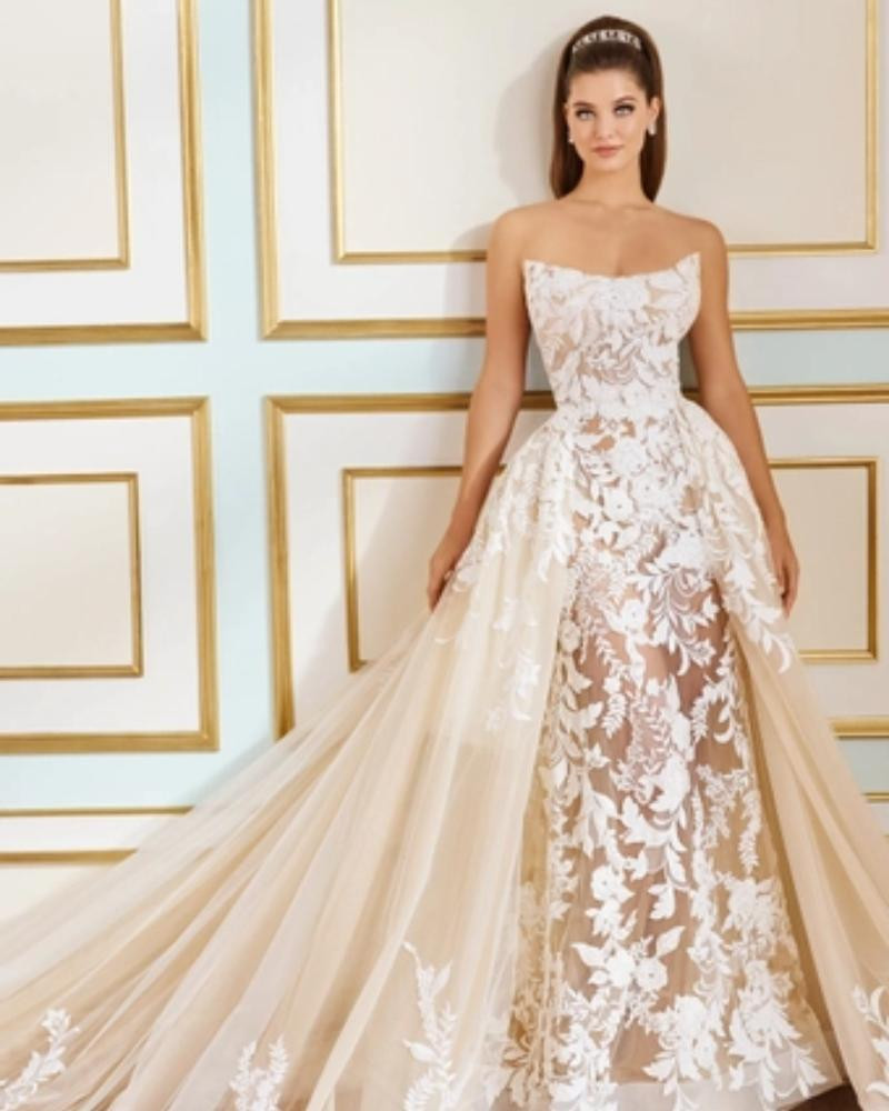 MT9101 Lily Rose - Martin Thornburg Wedding Dress - White Rose Bridal Newark NJ