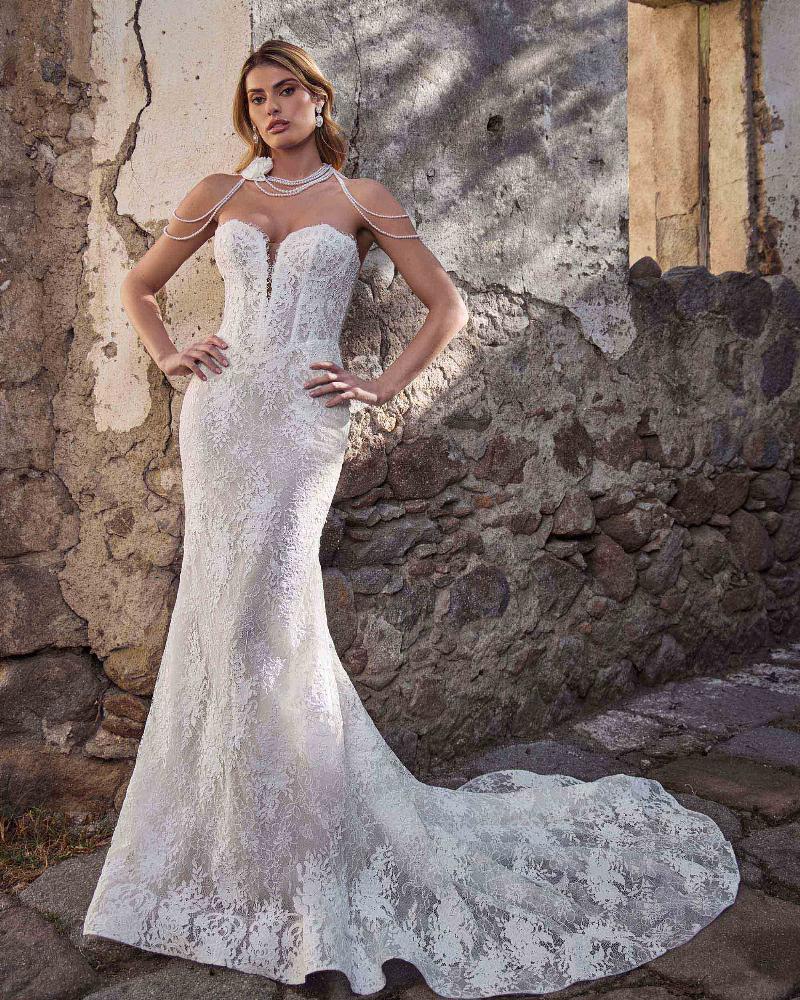 Calla Blanche 125257 wedding dress at White Rose Bridal Newark NJ