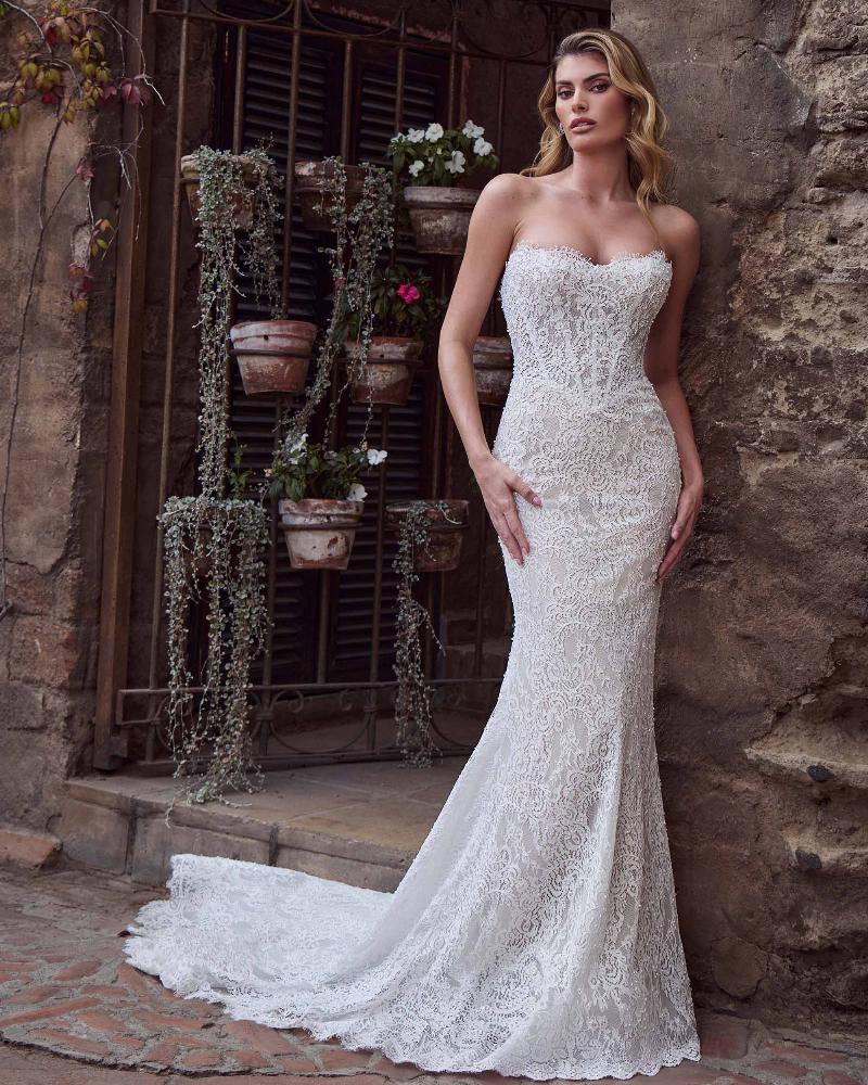 Calla Blanche 125259 wedding dress at White Rose Bridal Newark NJ