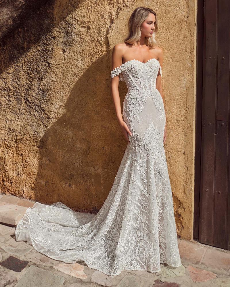 Style 124243 - Calla Blanche Wedding Dress - White Rose Bridal Newark NJ