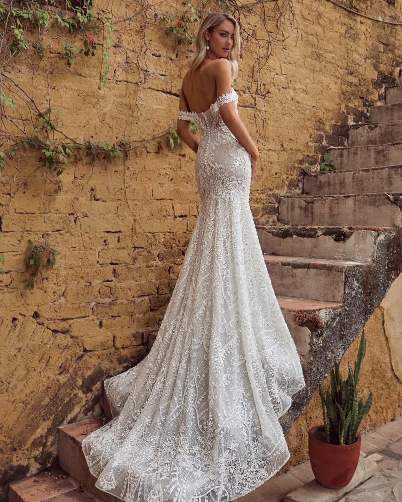 Style 124243 - Calla Blanche Wedding Dress - White Rose Bridal Newark NJ (view 3)