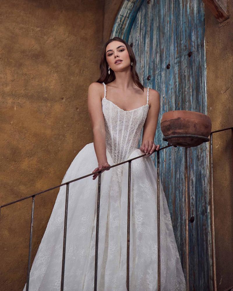 Style 125240 - Calla Blanche Wedding Dress - White Rose Bridal Newark NJ (view 4)