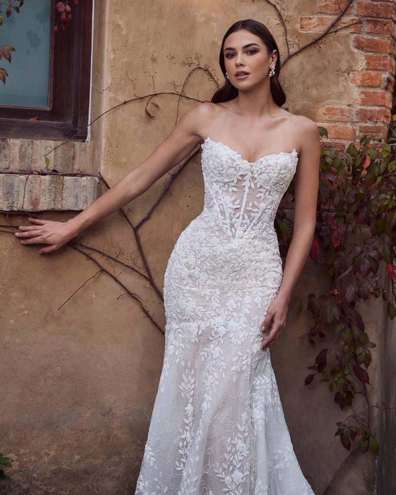 Style 125243 - Calla Blanche Wedding Dress - White Rose Bridal Newark NJ (view 2)