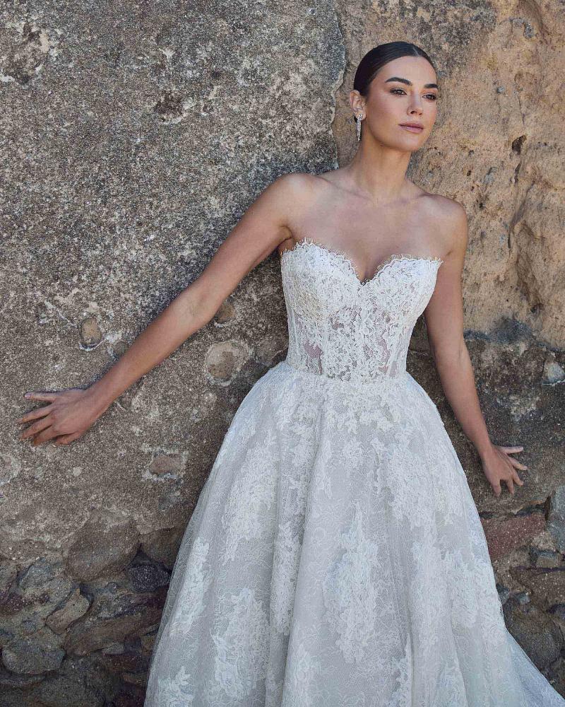 Style 125247 - Calla Blanche Wedding Dress - White Rose Bridal Newark NJ (view 2)