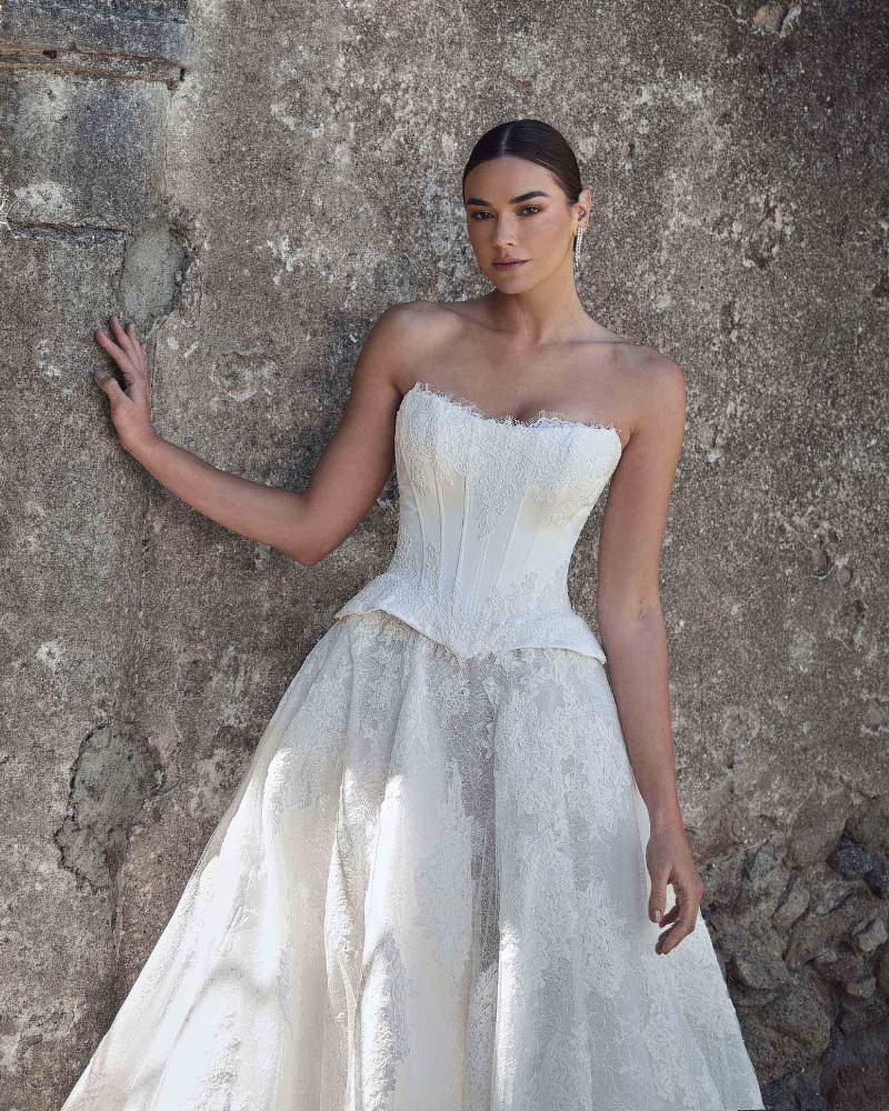 Style 125247 - Calla Blanche Wedding Dress - White Rose Bridal Newark NJ (view 5)
