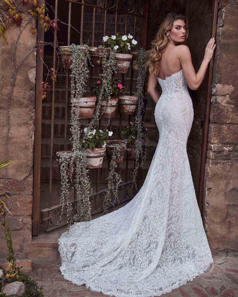 Style 125259 - Calla Blanche Wedding Dress - White Rose Bridal Newark NJ (view 3)