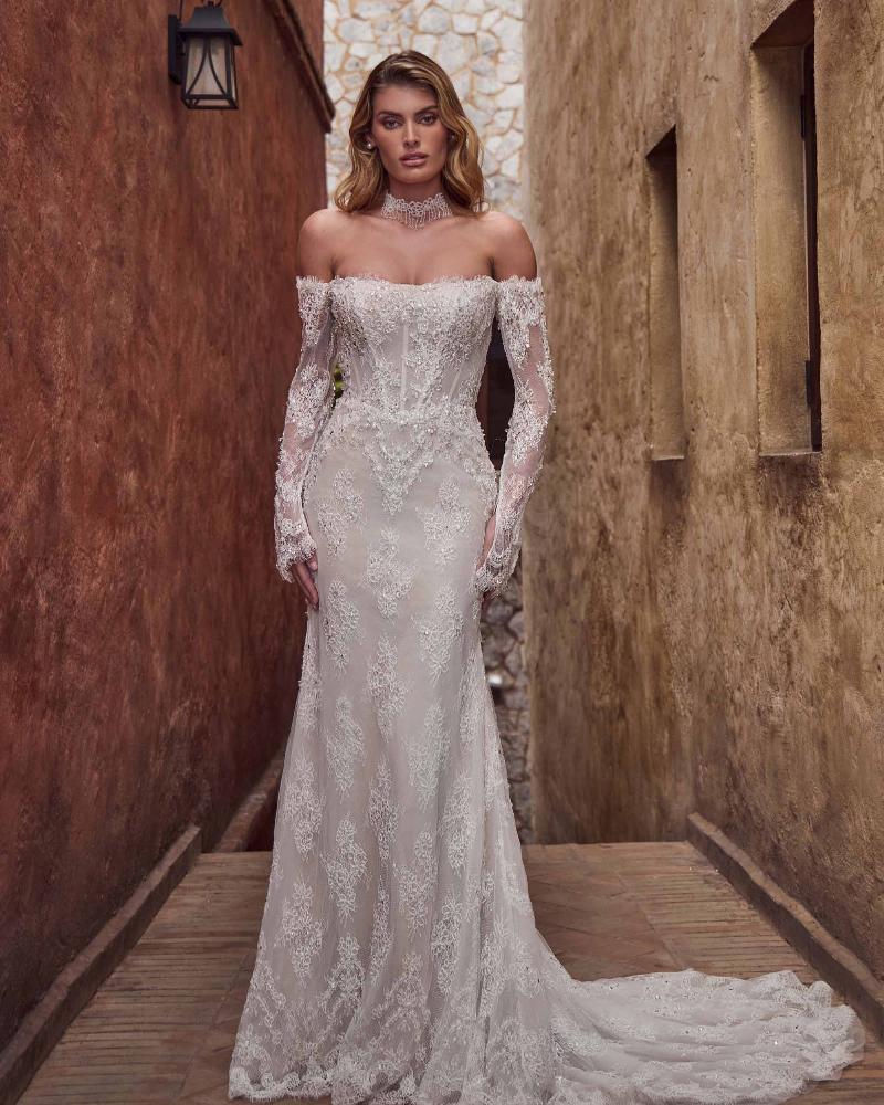 Style 125262 - Calla Blanche Wedding Dress - White Rose Bridal Newark NJ (view 4)