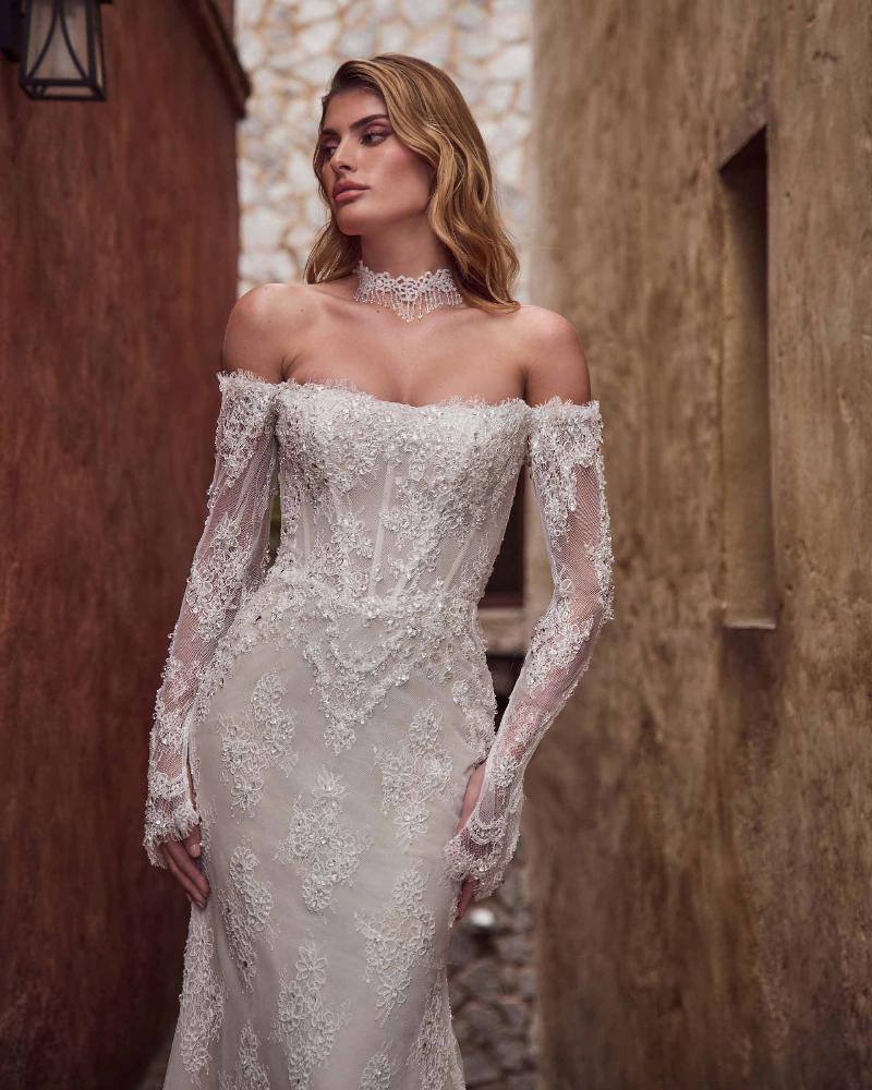 Style 125262 - Calla Blanche Wedding Dress - White Rose Bridal Newark NJ (view 5)