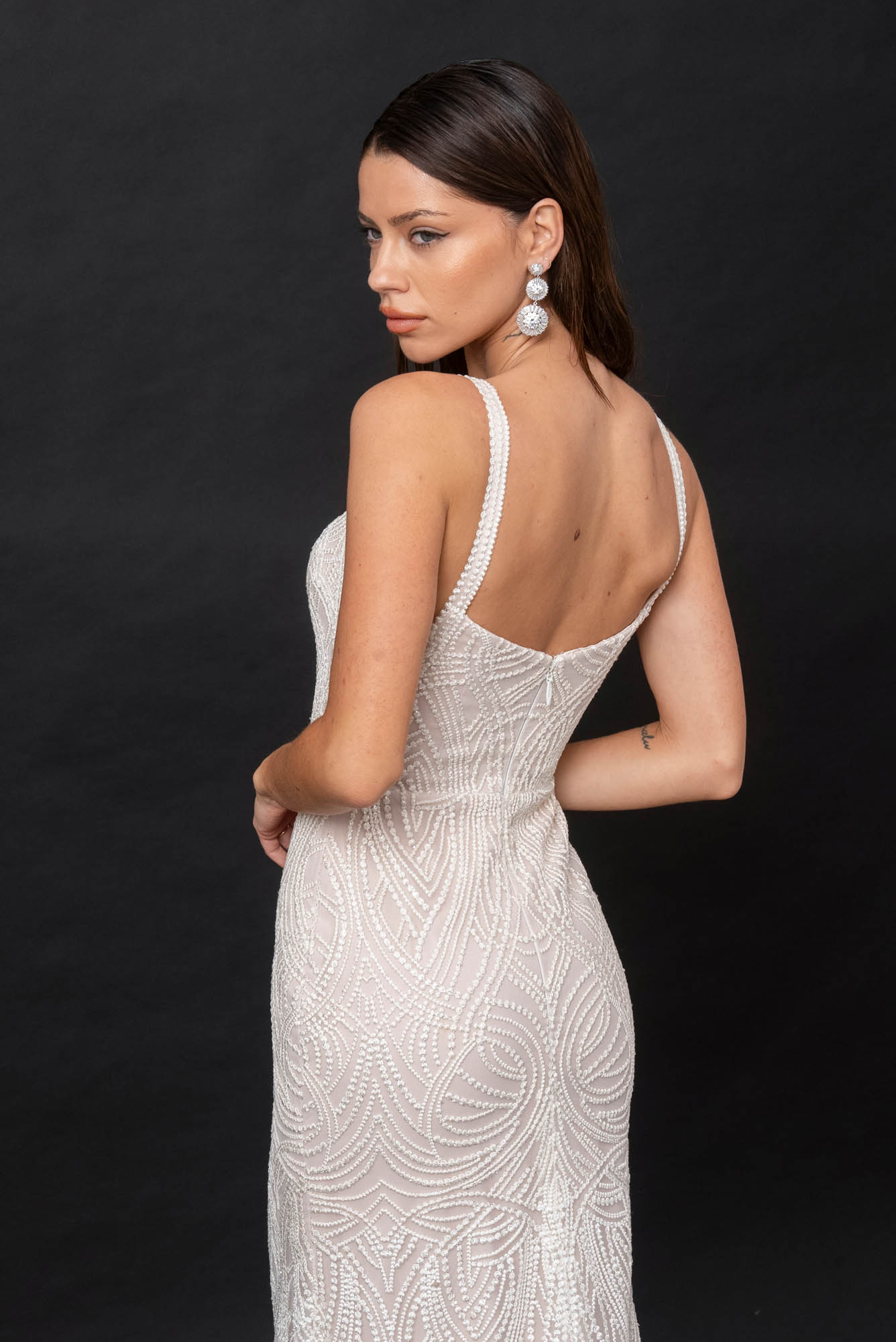Reagan - Evie Young Wedding Dress - White Rose Bridal Newark NJ (view 6)