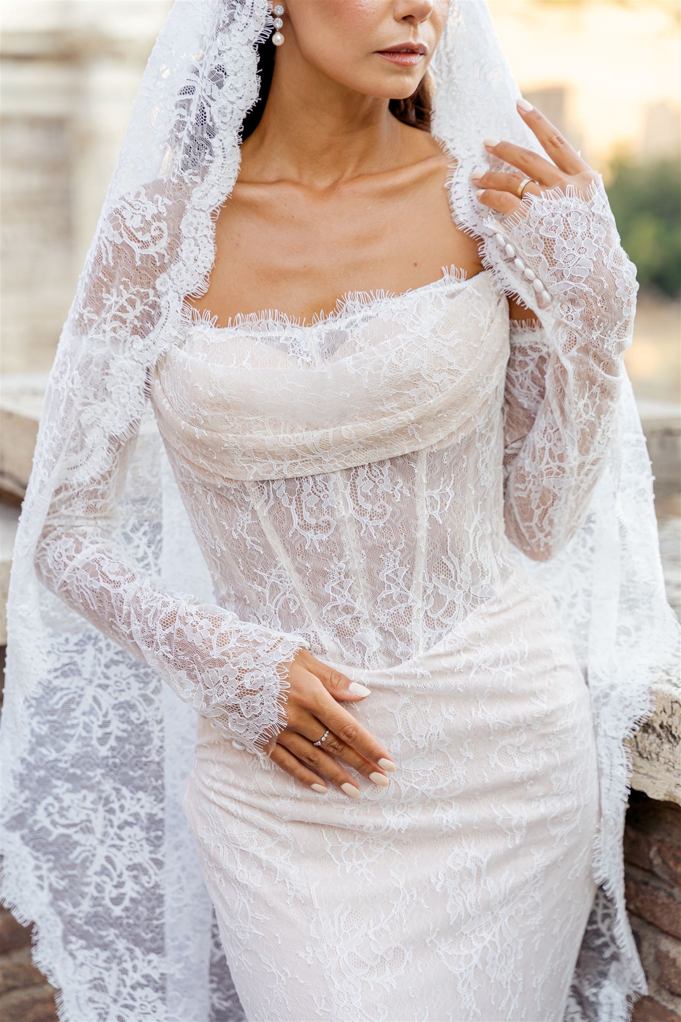 Roxanne - Evie Young Wedding Dress - White Rose Bridal Newark NJ (view 10)