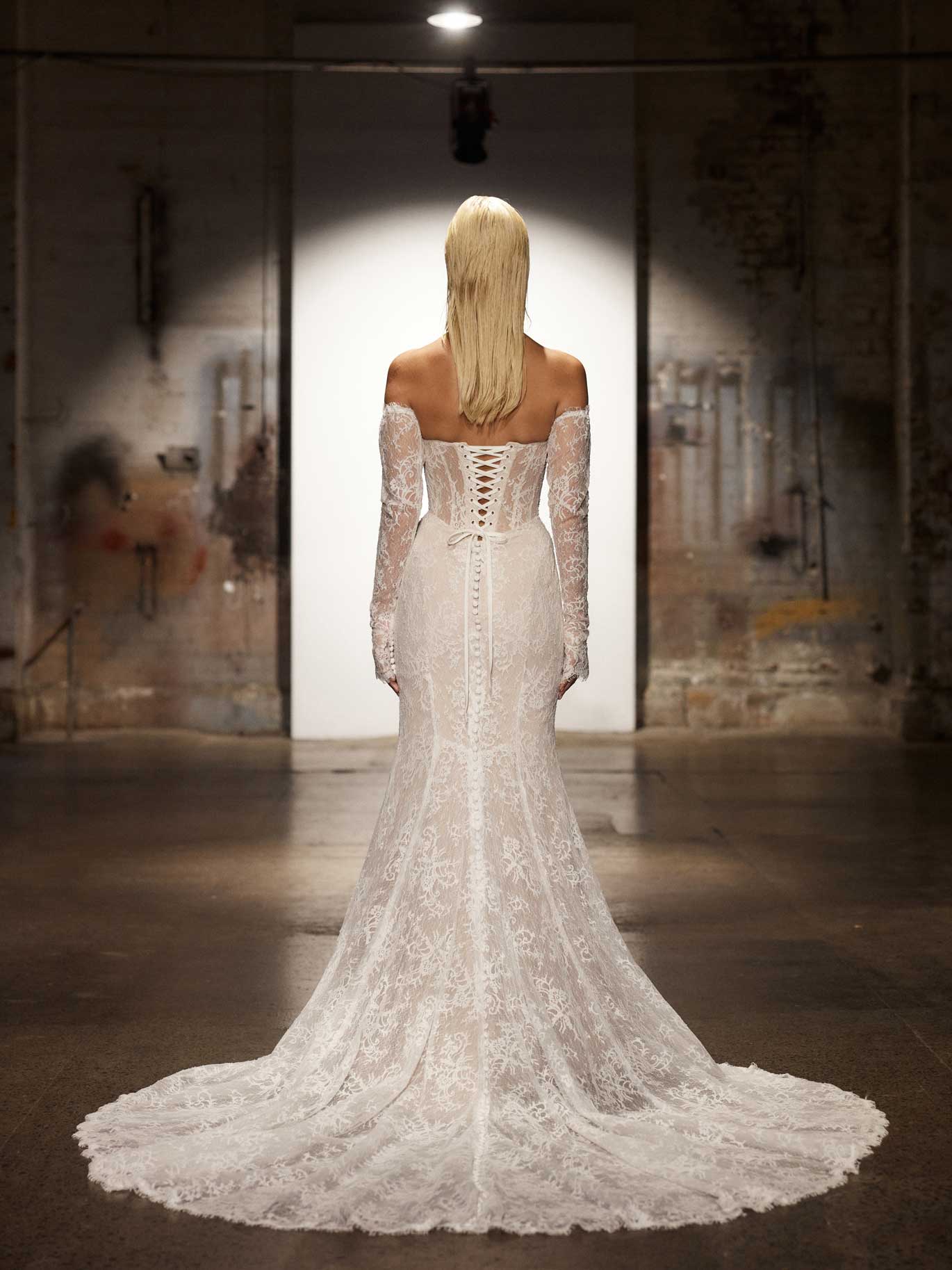 Roxanne - Evie Young Wedding Dress - White Rose Bridal Newark NJ (view 3)