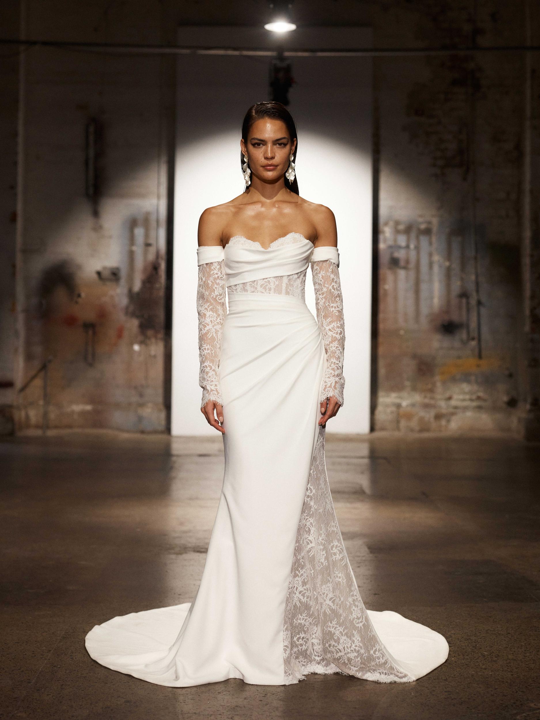 Gray -  Wedding Dress - White Rose Bridal Newark NJ