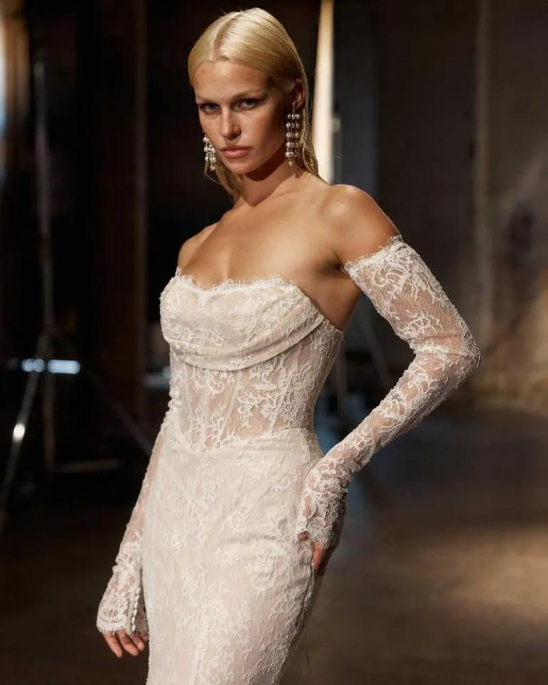 Roxanne - Evie Young Wedding Dress - White Rose Bridal Newark NJ