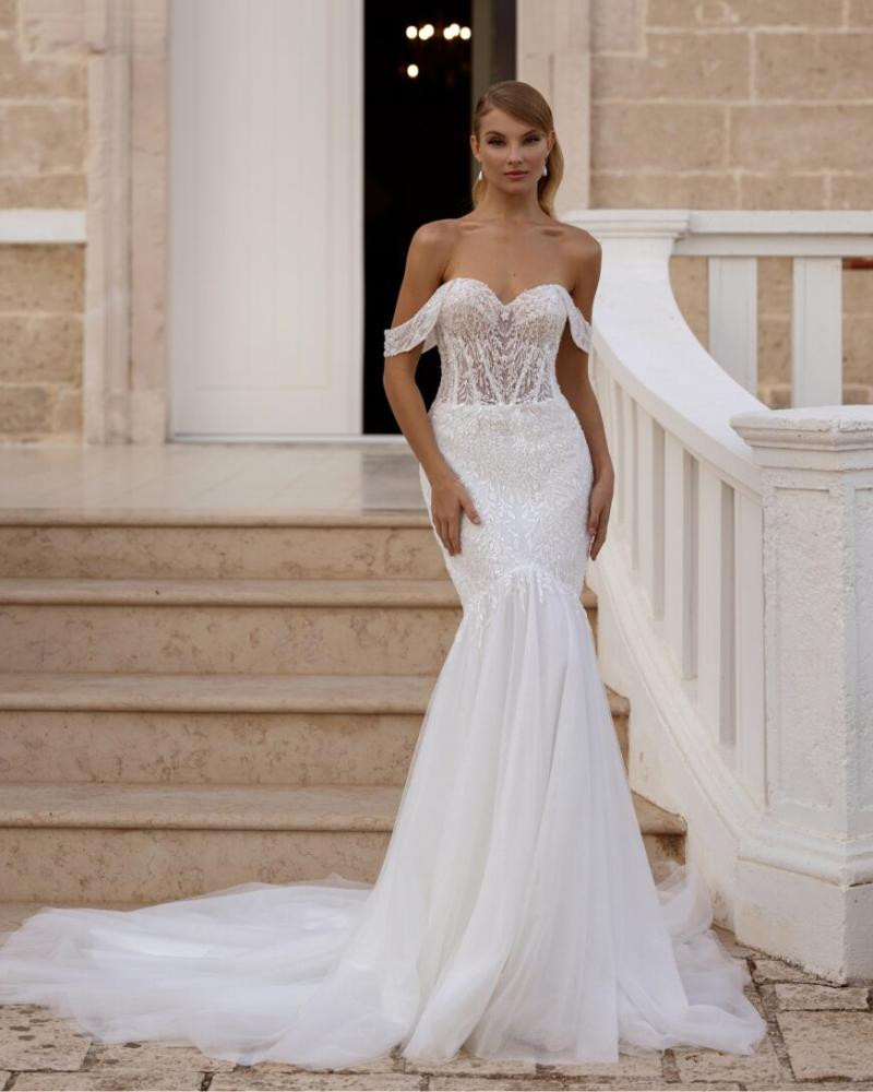 Gardenia - Madioni Wedding Dress - White Rose Bridal Newark NJ