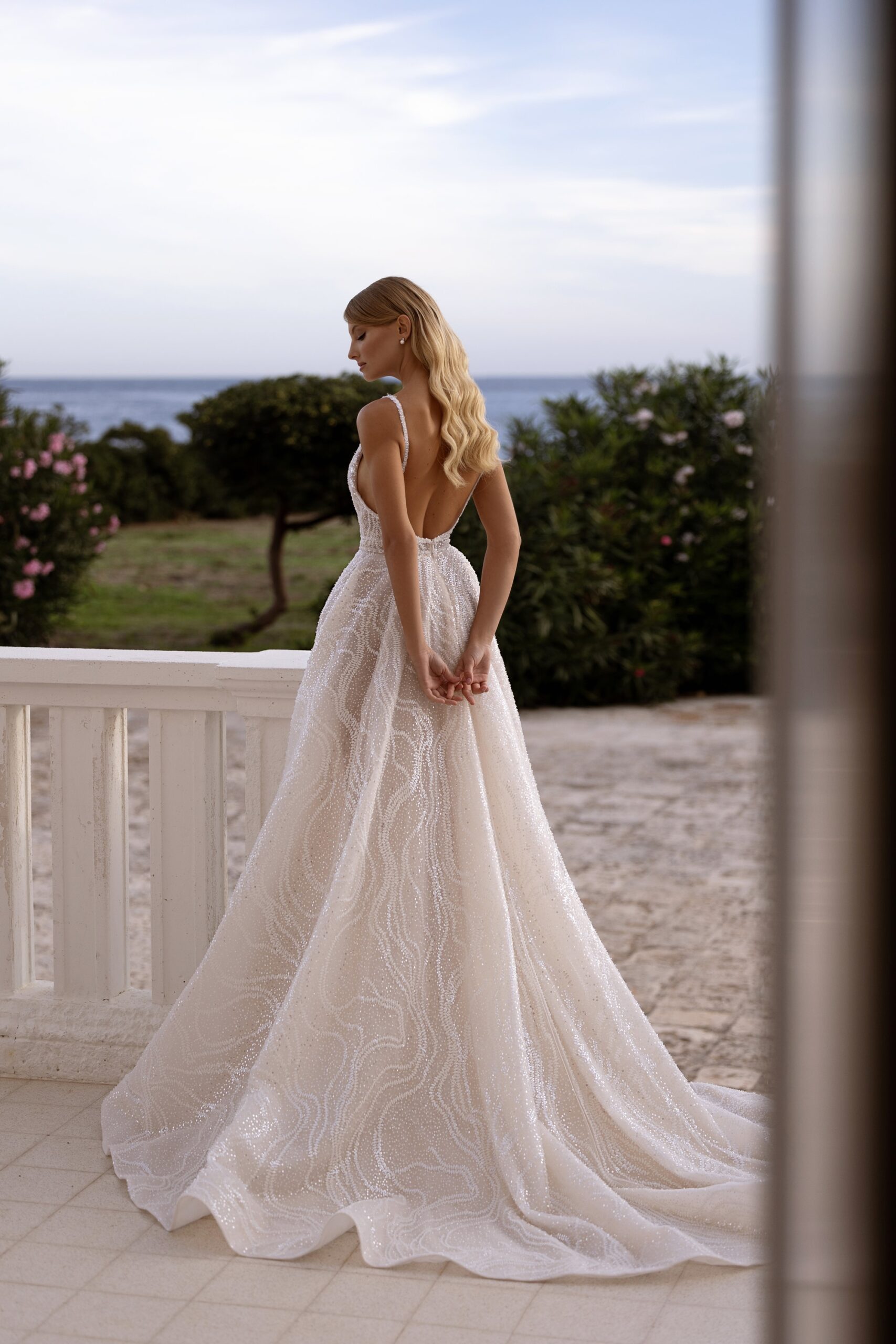 Orchid - Madioni Wedding Dress - White Rose Bridal Newark NJ (view 2)