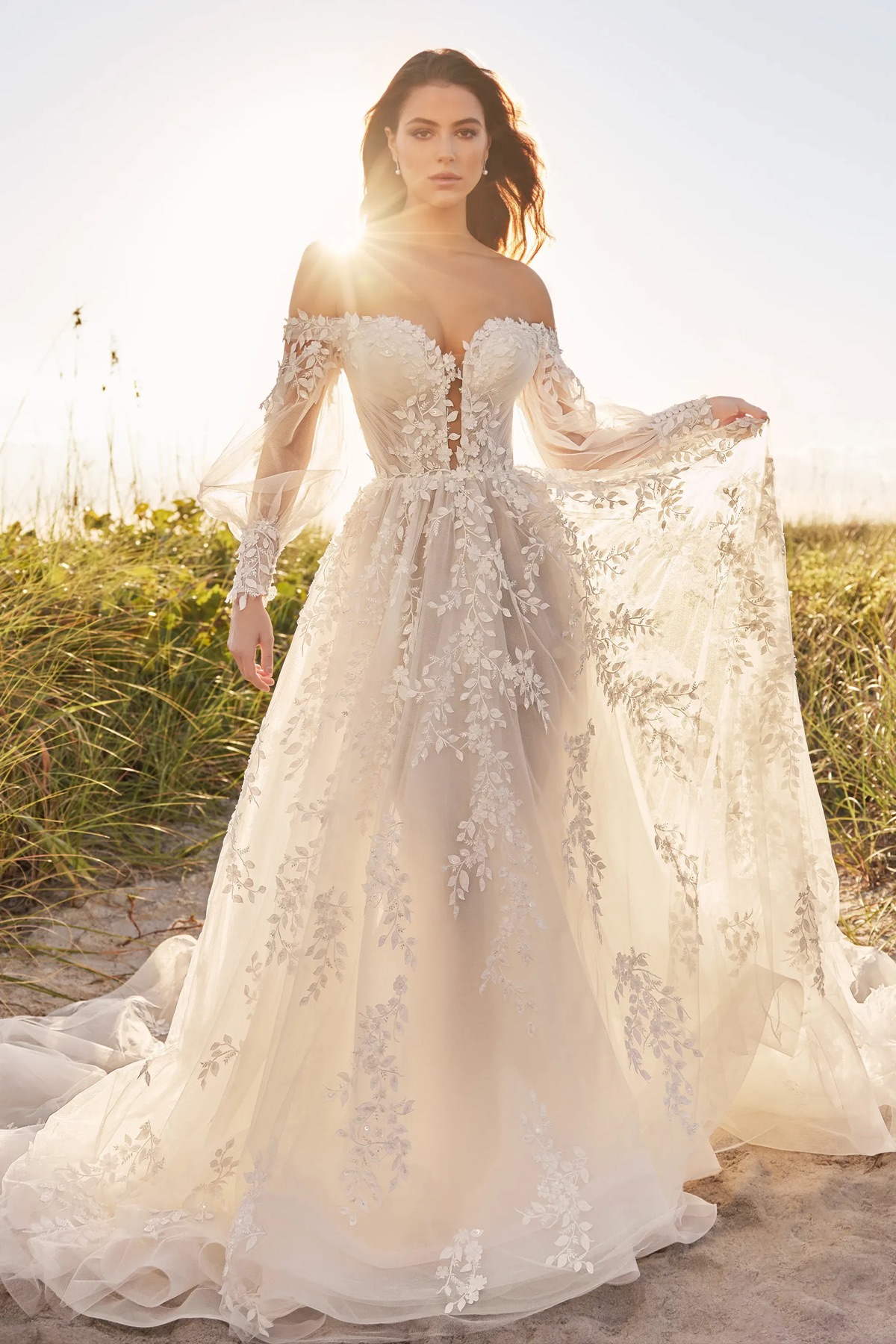 Fleur - Martin Thornburg Wedding Dress - White Rose Bridal Newark NJ