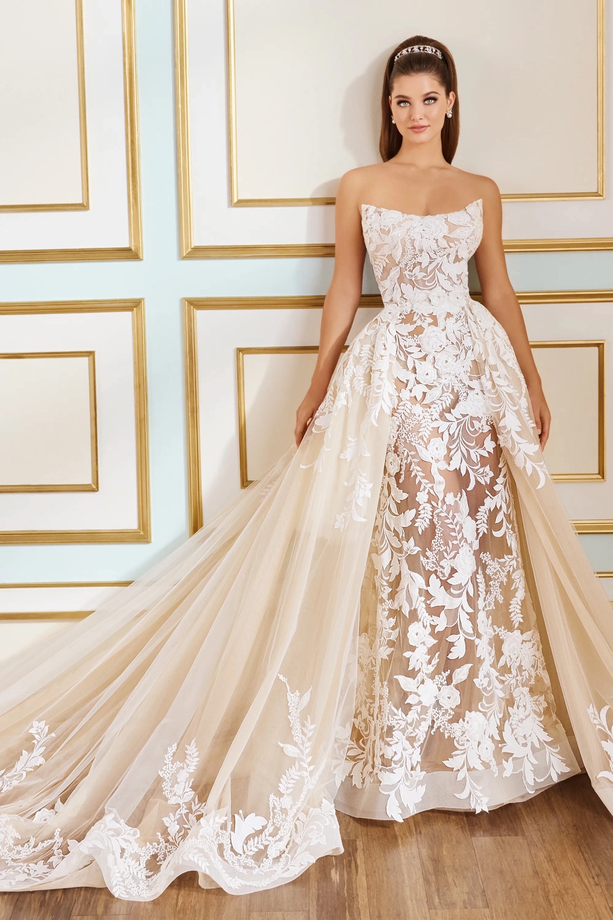 MT9101 Lily Rose - Martin Thornburg Wedding Dress - White Rose Bridal Newark NJ