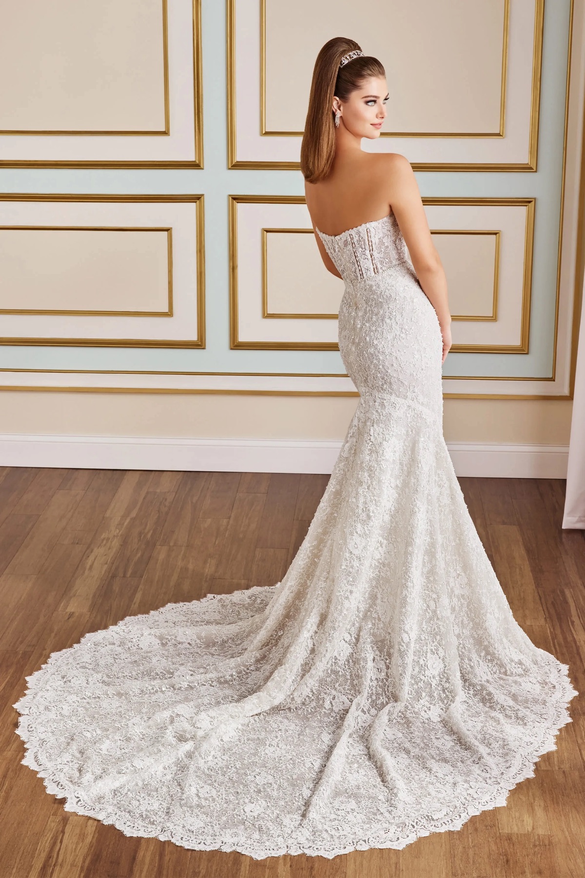 MT9113 Tulip - Martin Thornburg Wedding Dress - White Rose Bridal Newark NJ (view 2)