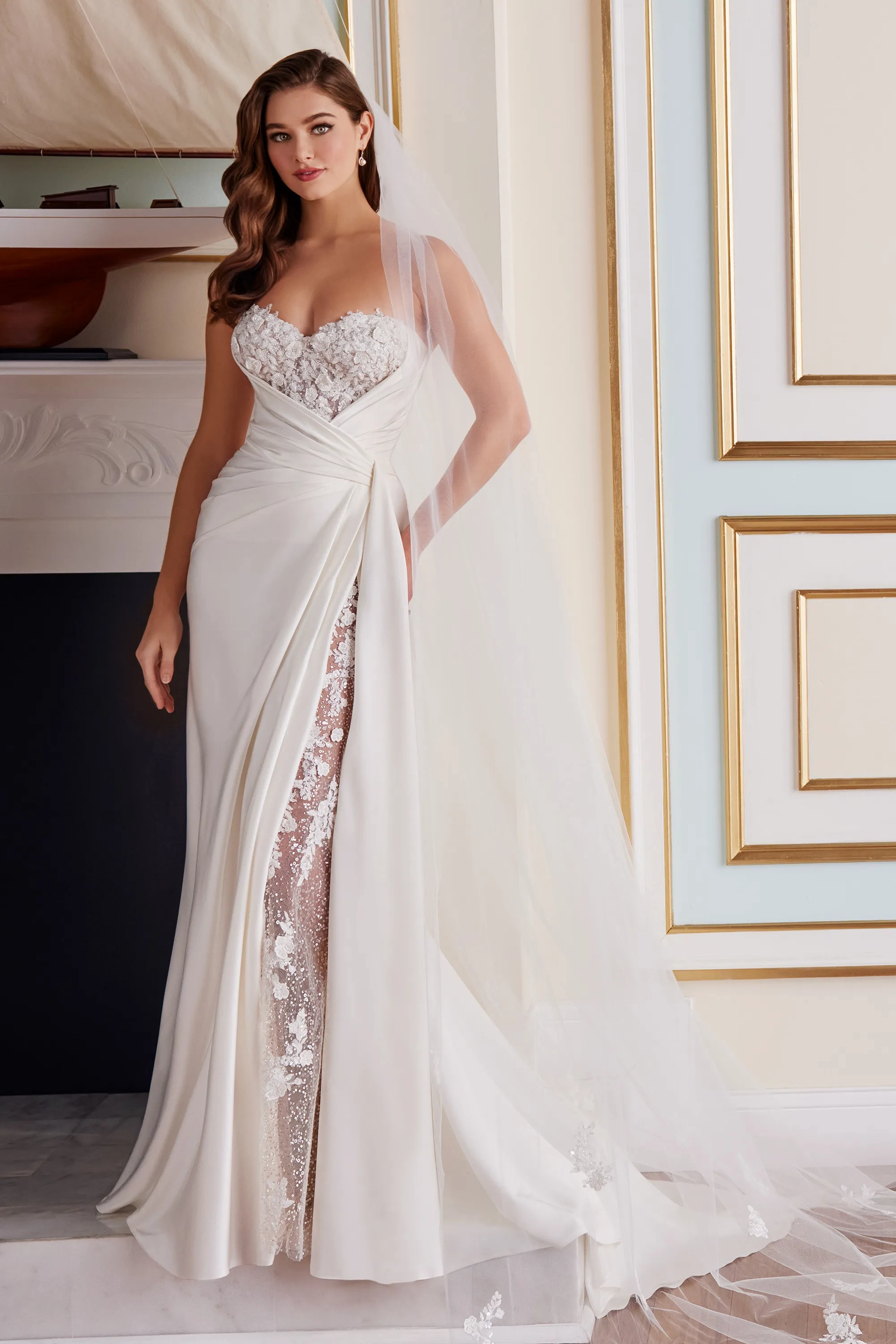 Carrington -  Wedding Dress - White Rose Bridal Newark NJ