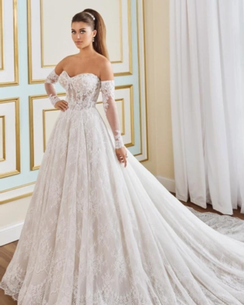 MT9112 Begonia - Martin Thornburg Wedding Dress - White Rose Bridal Newark NJ