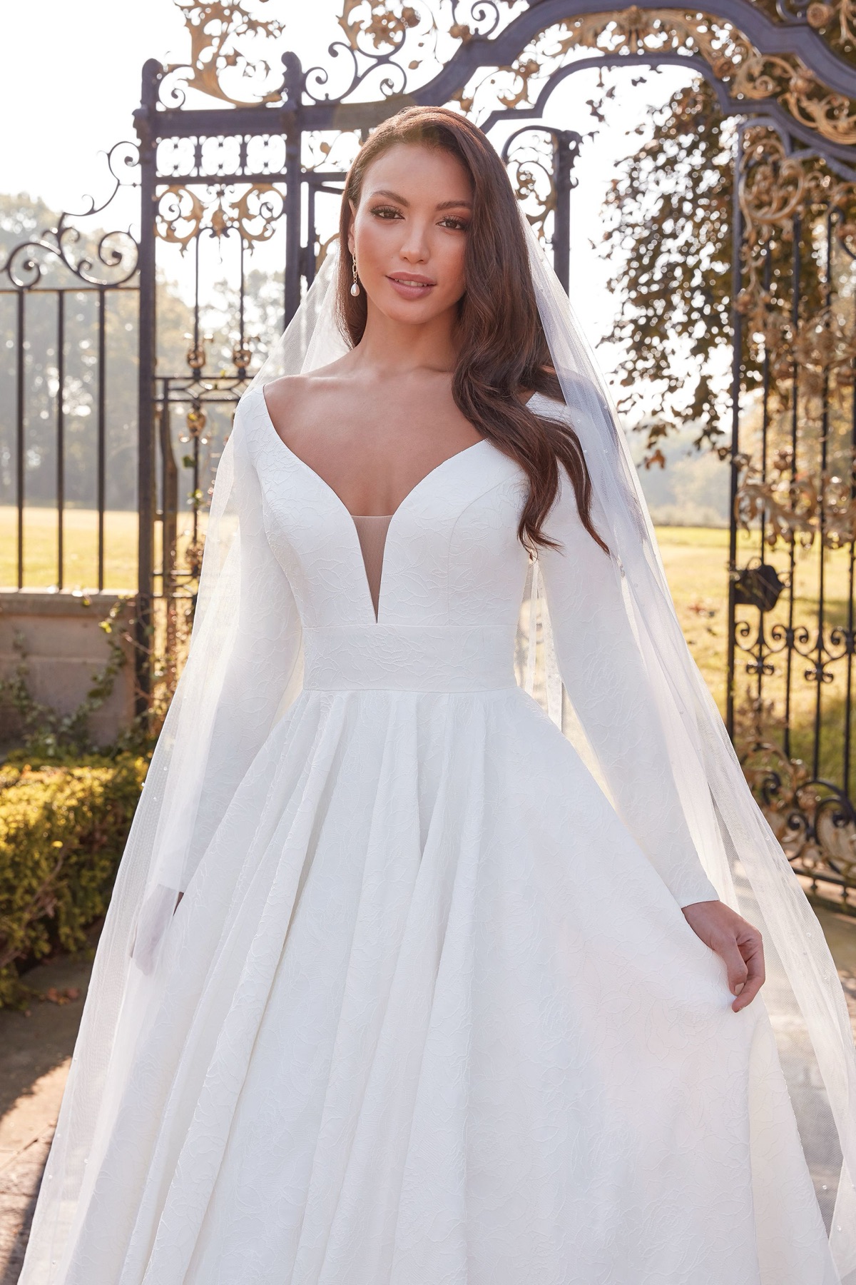 Style 44326 - Sincerity by Justin Alexander Wedding Dress - White Rose Bridal Newark NJ (view 2)