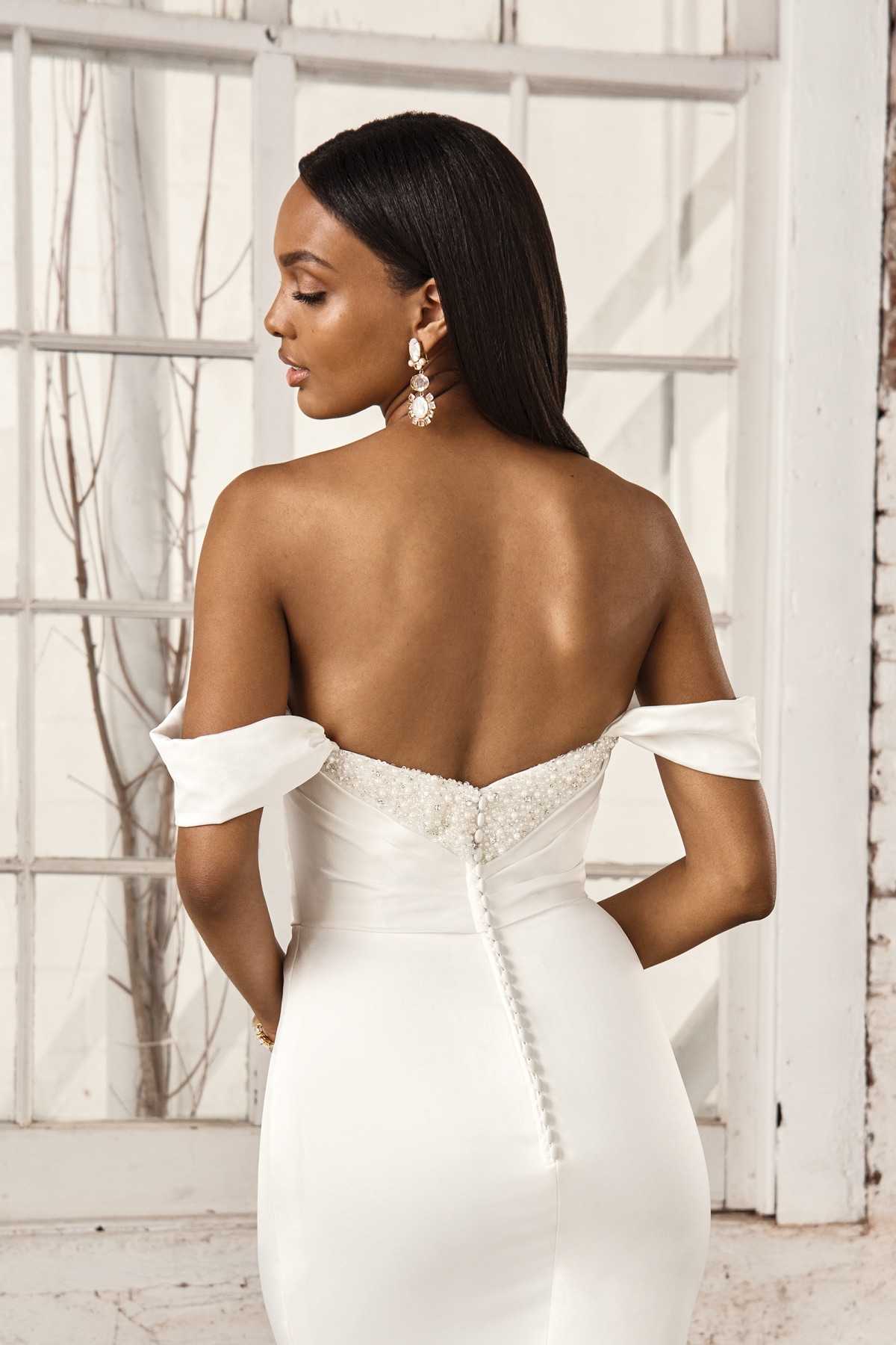 Style 44388 - Sincerity by Justin Alexander Wedding Dress - White Rose Bridal Newark NJ (view 6)