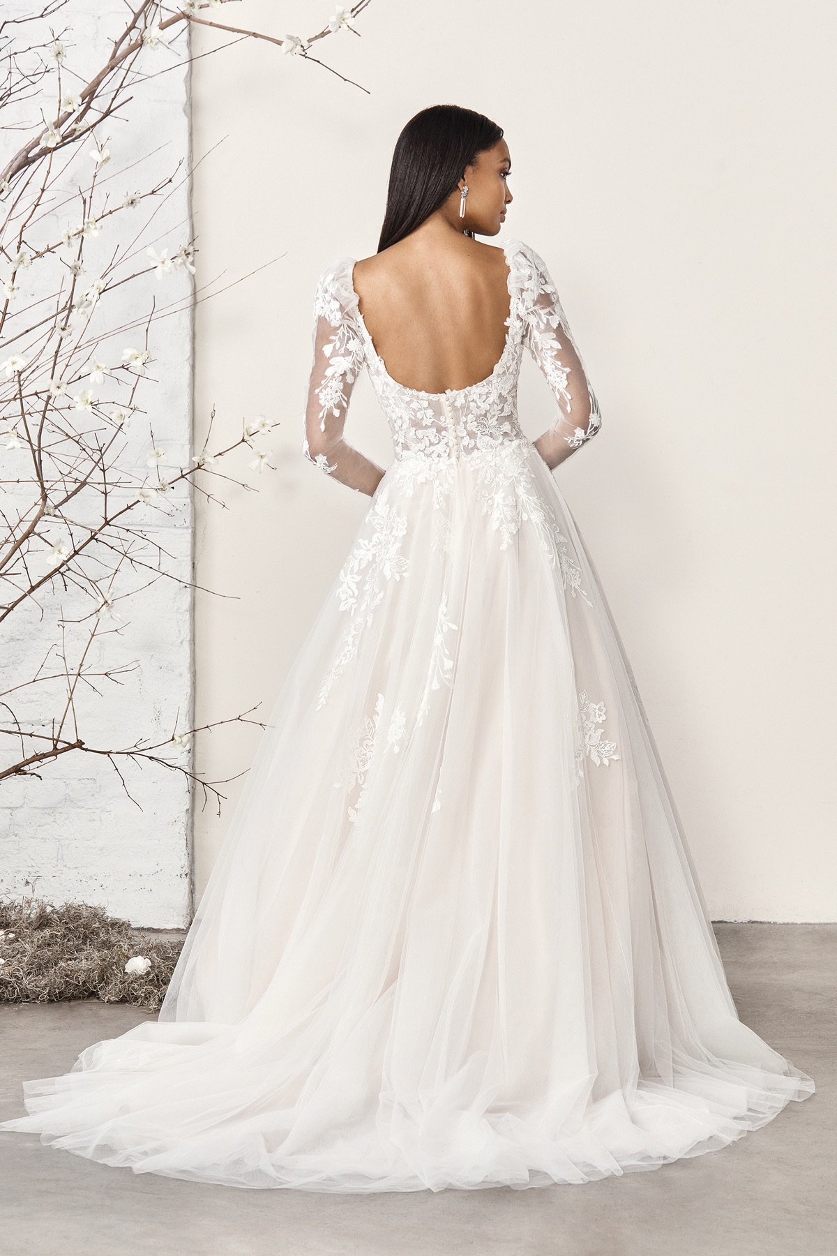 Style 44395 - Sincerity by Justin Alexander Wedding Dress - White Rose Bridal Newark NJ (view 3)