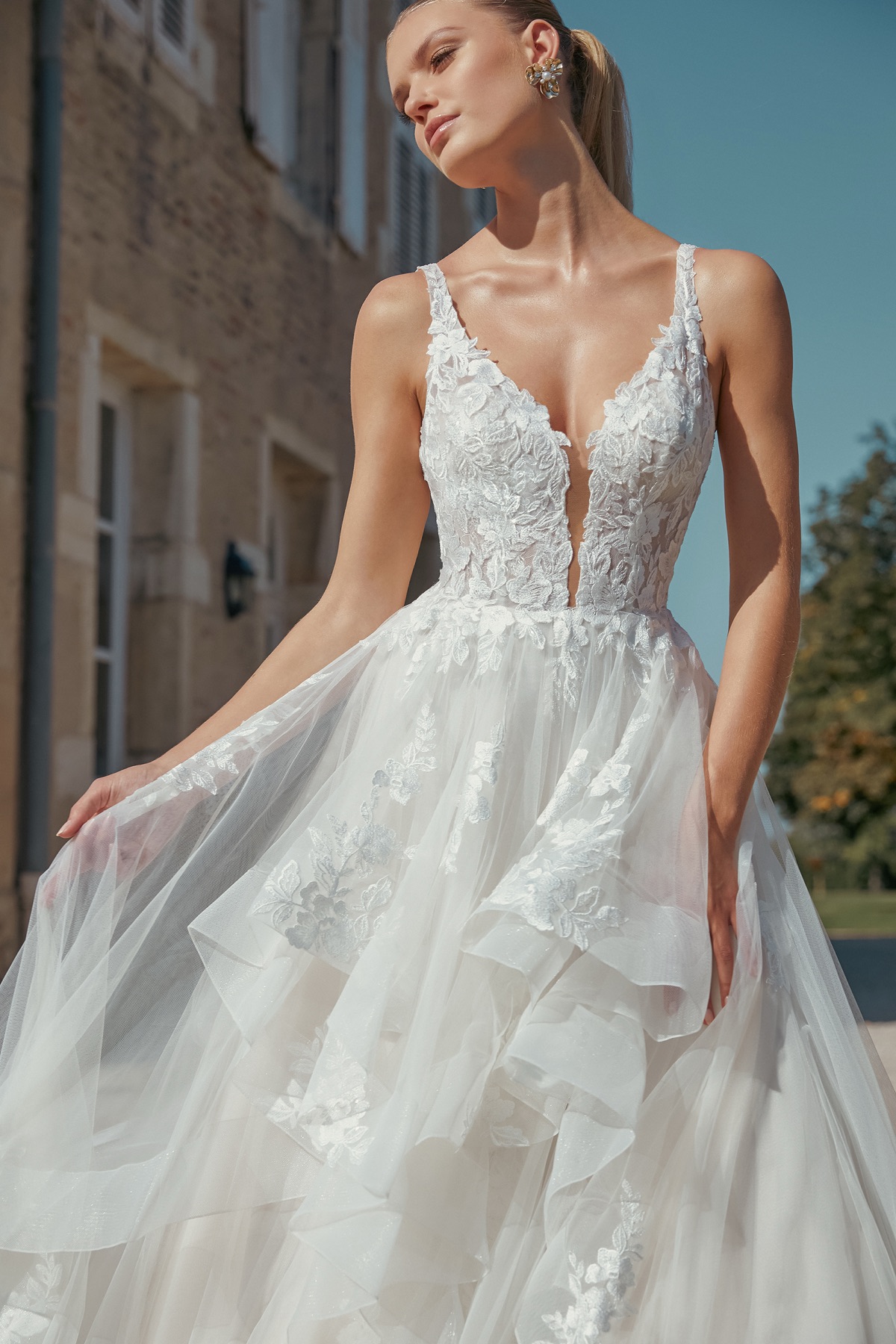 Style 44464 - Sincerity by Justin Alexander Wedding Dress - White Rose Bridal Newark NJ (view 2)