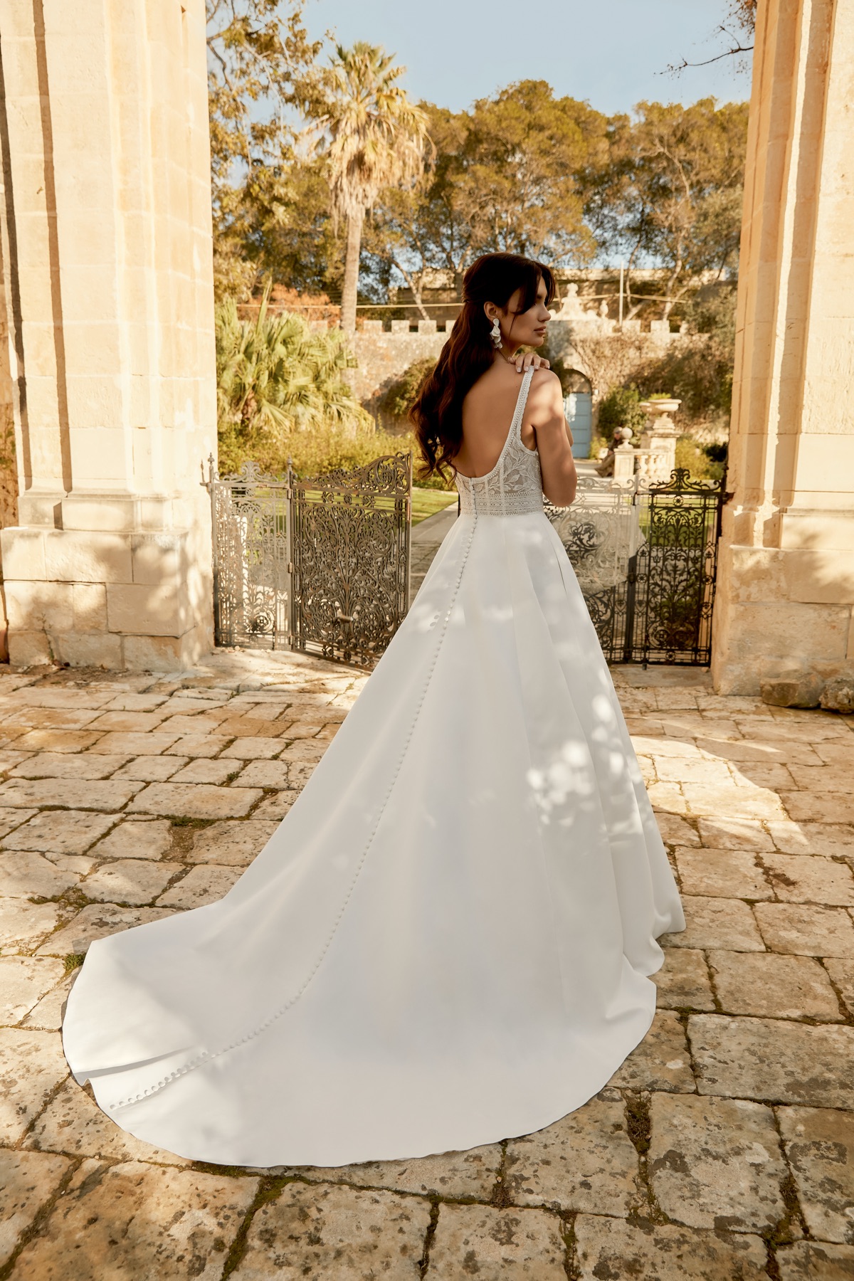Style 44493 - Sincerity by Justin Alexander Wedding Dress - White Rose Bridal Newark NJ (view 3)
