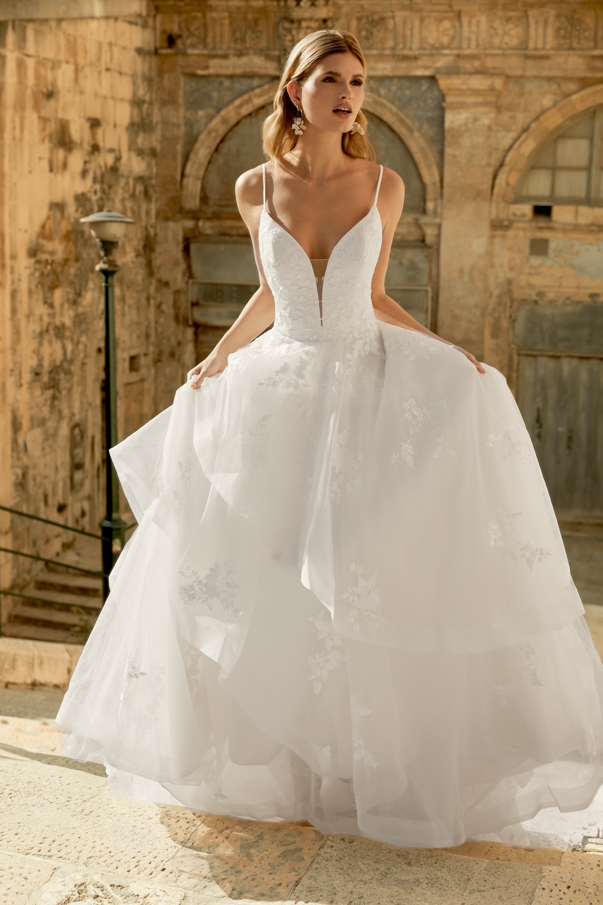 Style 44499 - Sincerity by Justin Alexander Wedding Dress - White Rose Bridal Newark NJ (view 2)