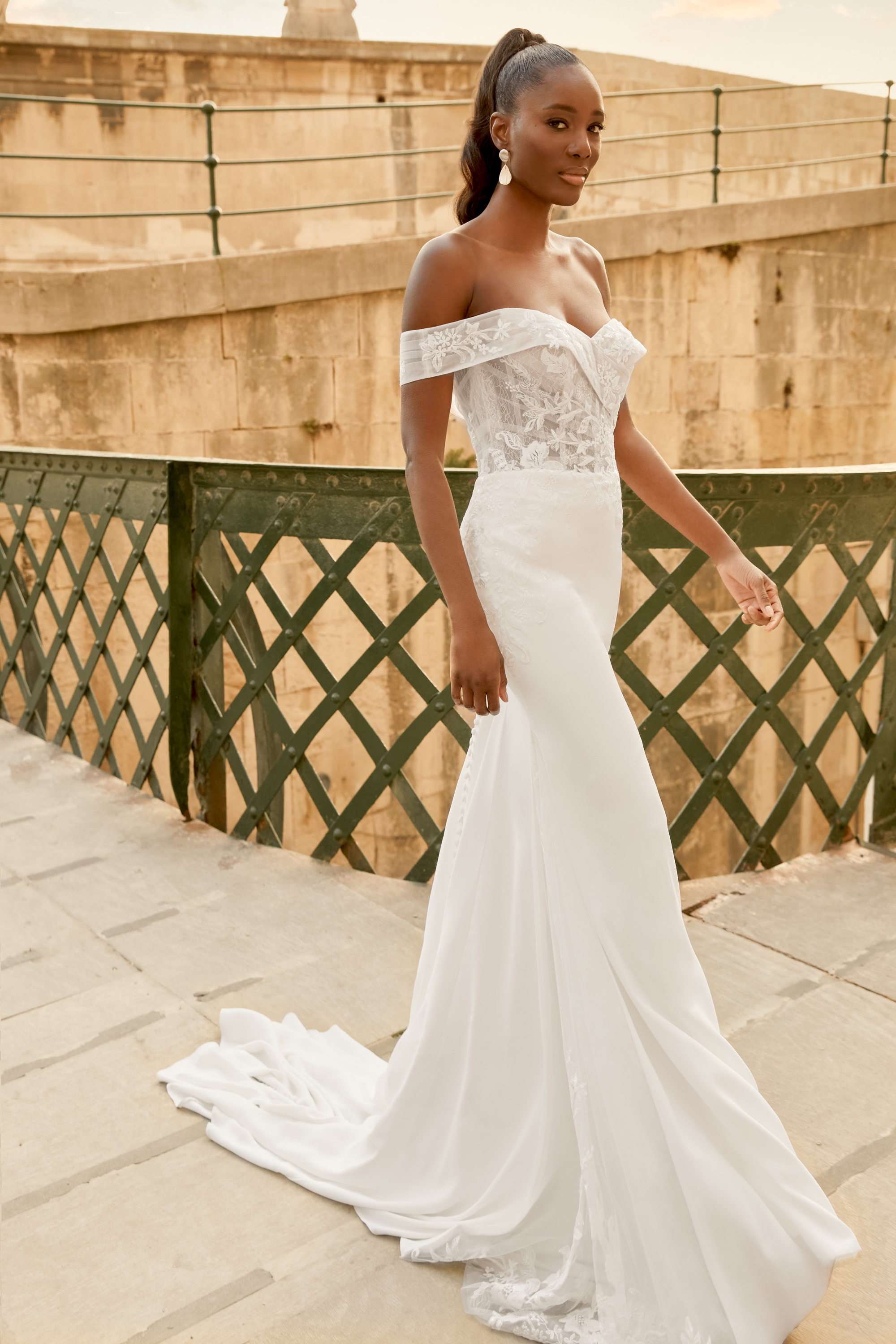 Makenna - Sincerity by Justin Alexander Wedding Dress - White Rose Bridal Newark NJ (view 7)