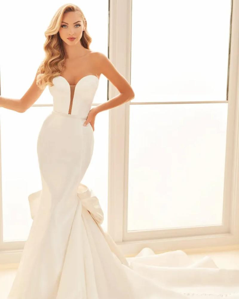 E523 Enchanting by Mon Cheri Bridals - Enchanting Wedding Dress - White Rose Bridal Newark NJ